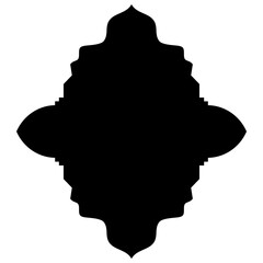 Islamic Label Emblem Shape Glyph Pictogram symbol visual illustration