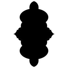 Islamic Label Emblem Shape Glyph Pictogram symbol visual illustration