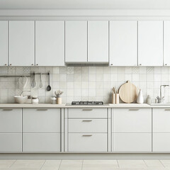New modern kitchen skandinavian 80th  style