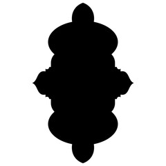 Islamic Label Emblem Shape Glyph Pictogram symbol visual illustration