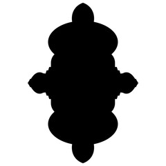 Islamic Label Emblem Shape Glyph Pictogram symbol visual illustration