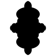 Islamic Label Emblem Shape Glyph Pictogram symbol visual illustration