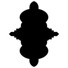 Islamic Label Emblem Shape Glyph Pictogram symbol visual illustration