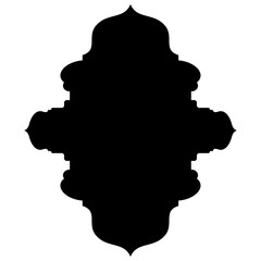 Islamic Label Emblem Shape Glyph Pictogram symbol visual illustration