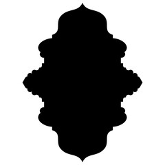 Islamic Label Emblem Shape Glyph Pictogram symbol visual illustration
