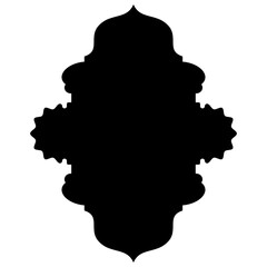 Islamic Label Emblem Shape Glyph Pictogram symbol visual illustration