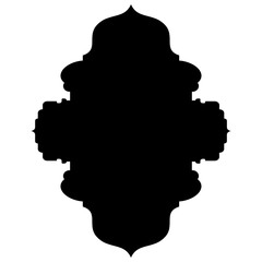 Islamic Label Emblem Shape Glyph Pictogram symbol visual illustration