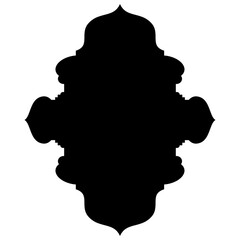 Islamic Label Emblem Shape Glyph Pictogram symbol visual illustration