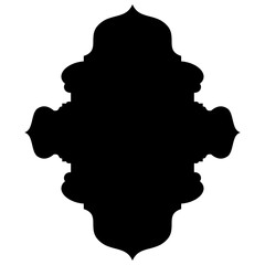 Islamic Label Emblem Shape Glyph Pictogram symbol visual illustration