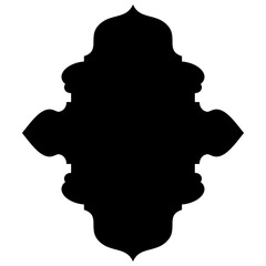 Islamic Label Emblem Shape Glyph Pictogram symbol visual illustration