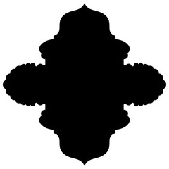 Islamic Label Emblem Shape Glyph Pictogram symbol visual illustration