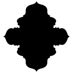 Islamic Label Emblem Shape Glyph Pictogram symbol visual illustration