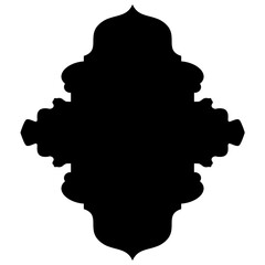 Islamic Label Emblem Shape Glyph Pictogram symbol visual illustration