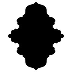 Islamic Label Emblem Shape Glyph Pictogram symbol visual illustration