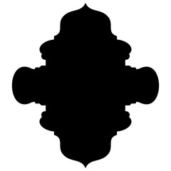 Islamic Label Emblem Shape Glyph Pictogram symbol visual illustration