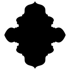Islamic Label Emblem Shape Glyph Pictogram symbol visual illustration
