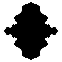 Islamic Label Emblem Shape Glyph Pictogram symbol visual illustration