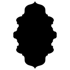 Islamic Label Emblem Shape Glyph Pictogram symbol visual illustration