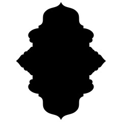 Islamic Label Emblem Shape Glyph Pictogram symbol visual illustration