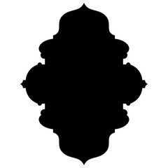 Islamic Label Emblem Shape Glyph Pictogram symbol visual illustration