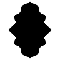 Islamic Label Emblem Shape Glyph Pictogram symbol visual illustration