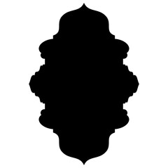 Islamic Label Emblem Shape Glyph Pictogram symbol visual illustration