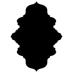 Islamic Label Emblem Shape Glyph Pictogram symbol visual illustration