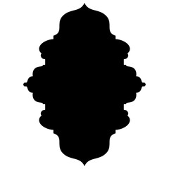 Islamic Label Emblem Shape Glyph Pictogram symbol visual illustration