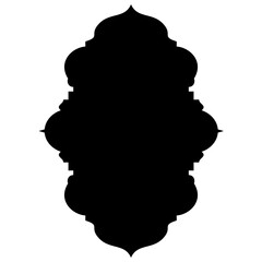 Islamic Label Emblem Shape Glyph Pictogram symbol visual illustration