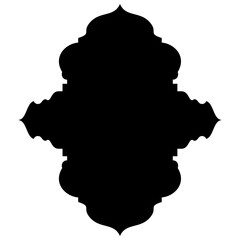 Islamic Label Emblem Shape Glyph Pictogram symbol visual illustration