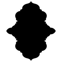 Islamic Label Emblem Shape Glyph Pictogram symbol visual illustration