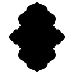 Islamic Label Emblem Shape Glyph Pictogram symbol visual illustration