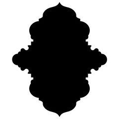 Islamic Label Emblem Shape Glyph Pictogram symbol visual illustration