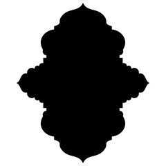 Islamic Label Emblem Shape Glyph Pictogram symbol visual illustration