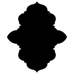 Islamic Label Emblem Shape Glyph Pictogram symbol visual illustration