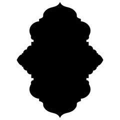 Islamic Label Emblem Shape Glyph Pictogram symbol visual illustration