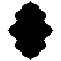 Islamic Label Emblem Shape Glyph Pictogram symbol visual illustration
