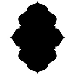 Islamic Label Emblem Shape Glyph Pictogram symbol visual illustration
