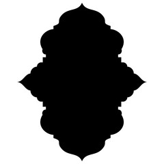 Islamic Label Emblem Shape Glyph Pictogram symbol visual illustration