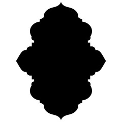 Islamic Label Emblem Shape Glyph Pictogram symbol visual illustration