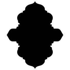 Islamic Label Emblem Shape Glyph Pictogram symbol visual illustration