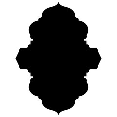 Islamic Label Emblem Shape Glyph Pictogram symbol visual illustration