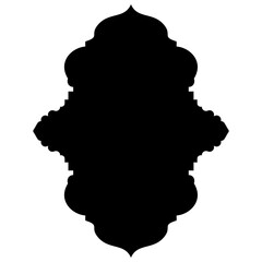 Islamic Label Emblem Shape Glyph Pictogram symbol visual illustration