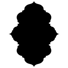 Islamic Label Emblem Shape Glyph Pictogram symbol visual illustration