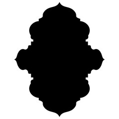 Islamic Label Emblem Shape Glyph Pictogram symbol visual illustration