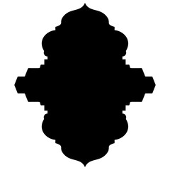 Islamic Label Emblem Shape Glyph Pictogram symbol visual illustration