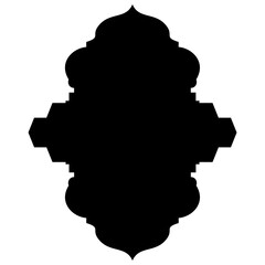 Islamic Label Emblem Shape Glyph Pictogram symbol visual illustration