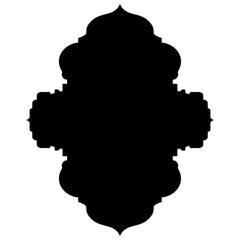 Islamic Label Emblem Shape Glyph Pictogram symbol visual illustration