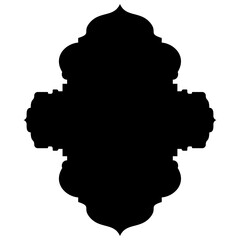 Islamic Label Emblem Shape Glyph Pictogram symbol visual illustration