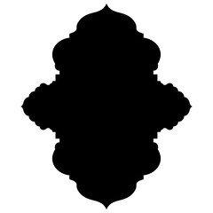 Islamic Label Emblem Shape Glyph Pictogram symbol visual illustration